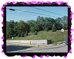 The corner lot of the Old Elizabeth Cemetery